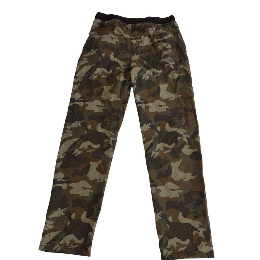 Rustic Blue NWT Girls M 10/12 Camo Cargo Pants Y2K Lined Zip Pockets Deadstock